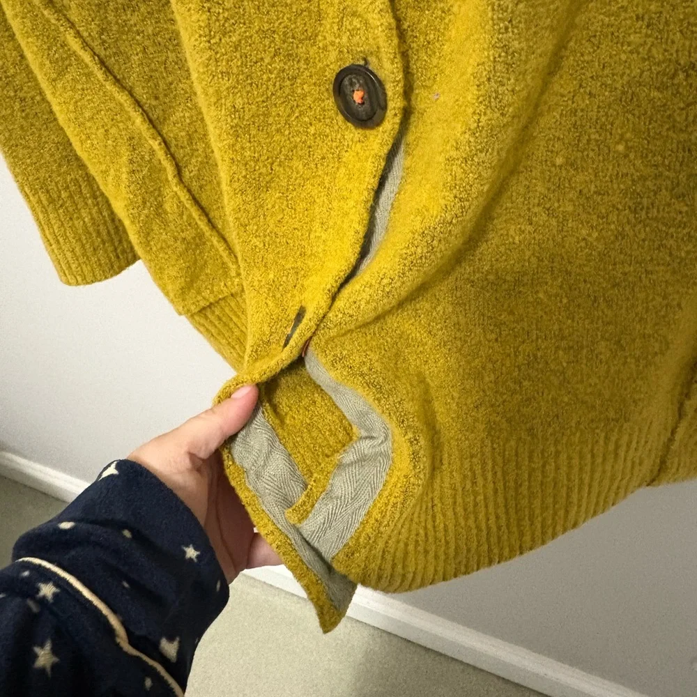 Free People Eucalyptus Oversized Cardigan Size Small - Picture 4 of 9